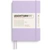LEUCHTTURM1917 365498 Taccuini Medium A5, Copertina morbida, 123 pagine numerate, Lilac, Righe