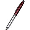 BE-TOOL Pen - Penna a sfera a LED 3 in 1, penna/stilo/luce LED, con ricarica e batterie, per scrittura notturna (1 confezione, rosso)