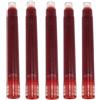 Gullor 25 PCS Internazionale Dimensione cartuccia di inchiostro della penna Adatta Jinhao penne stilografiche, ROSSO, 5 pacchetti