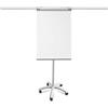Master of Boards MOB Piranha - Lavagna bianca con base a rotelle e supporto, 73 x 104 cm, regolabile in altezza fino a 210 cm, scrivibile, cancellabile a secco, magnetica, con lavagna magnetica e bracci laterali