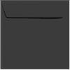 Paper24 50 buste quadrate, 220 x 220 mm, 22 x 22 cm, 120 g/m², con striscia adesiva, colore: 20 nero