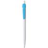 GFD VANDA 100 Penne Personalizzate con Scritta e Logo - Penna in Plastica con Stampa UV a Colori, Idea Personalizzabile Ufficio, Inaugurazioni, Fiere, Gadget Promozionali (Azzurro, 100 Penne)