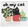 Generisch Oh My Cat Calendario 2025,8,26 pollici, calendario 2025, divertente da parete per gatti 2025, agenda per famiglie, calendario giornaliero, decorazione per la casa per gli amanti dei gatti