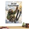 Generico Calendario 2026 Di Bradipo, Calendario Da Parete Divertente Di Bradipo, Agenda Da Muro Con Visualizzazione Mensile Con Illustrazioni Di Simpatici Animali, Agenda Mensile 2026 Da Gennaio A Dicembre