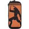 LOUJIN Antico Guerriero Greco Batalla Minotauro Astuccio Matita Scatola Minimalista Portatile Durevole Cerniera Penna Sacchetto