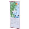 NUOBESTY Calendario a scorrimento sospeso dell'Anno del Serpente decorazione murale calendario cinese 2025 calendario da parete cinese a scorrimento calendario mensile da parete Carta