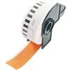 BETCKEY - 1 Rotolo DK-22214 Etichette a Lunghezza Continua Compatibile con Brother, 12mm x 30.48m, 1 Etichette Colorate Arancia per Stampanti di Etichette Brother QL