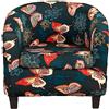 Yekuhe Copripoltrona Chesterfield 1 Posto, Elasticizzato Copripoltrona con Cuscino Separato, Fodere per Poltrona da Cocktail Universale Lavabile Rimovibile,Coperture Protettive per Poltrona Club per Tullsta