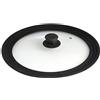 Steuber Coperchio universale con vapore in silicone per la cottura 28 centimetri 30 centimetri 32 centimetri Diametro