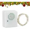 Gihioue Luci A LED A Festoni - 10 Metri Luci a Led Decorazioni Natalizie - Sensore Musicale Interni per Halloween Matrimonio Salone Scale Camera Albero di Natale