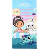 CARTOON Telo Mare Gabby's Dollhouse 70x140 cm Asciugamano Microfibra 100% Poliestere 240 GSM Leggero e Assorbente per Mare e Piscina