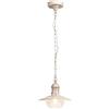 Rabalux Oslo - Lampada a sospensione da esterno, Metallo Plastica, bianco anticato, 24 x 24 x 76 cm, E27