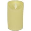 DUE ESSE (DUE) CANDELA LED C/MOV.FIAMMA BEIGE 12cm