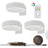 Generico Luci Per Quadri Ricaricabili Da Parete 3x,Remoto Control Art Displa Lampada Novità,Luci A Disco,Dimmerabili E Timer,Illuminazione Artistica Per Dipinti Senza Fili,Luce Per Esposizione Artistica