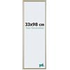 yd. Your Decoration - Cornice Puzzle 33x98 - Champagne - Cornice Puzzle 500-1000 pezzi - Plastica Cornice portafoto - Annecy