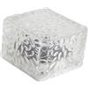 HAMPPLIES Lampada Solare LED da Esterno Forma di Cubo e Basso Consumo Luce Bianca Fredda per Giardino Patio e Vialetti Facile Installazione e Illuminazione Decorativa