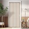 Vatge - Tende a soffietto per porta, tende per armadio, divisorio per stanze, 1 pannello, 99 x 198 cm (larghezza x lunghezza), beige
