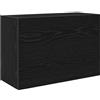 vidaXL Mobile da Bagno a Parete Nero 60x25x40 cm in Legno Multistrato, Armadio a Muro da Bagno, Armadio da Bagno a Muro, Armadio da Bagno a Parete