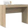 vidaXL Scrivania Rovere Sonoma 100 x 40 x 76 cm, Scrivania compatta, Stile Moderno, Spazio ergonomico, Tavolo per Scrivere, Mobile Resistente per stanze Piccole