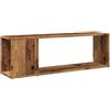 vidaXL Mobile Porta TV Legno Antico 100x24x32 cm in Legno Multistrato, credenza, Mobile Porta TV, Base per TV, credenze, mobili Porta TV, basi per TV