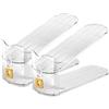 GlSAKE Clear Organizer per Scarpe Stackers Pack di 2 Organizer per Scarpe Salvaspazio per Scarpiera Organizer per Scarpe