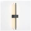SANGPAO Decorazione Domestica Moderna Sconce da Parete lineare a LED Vanità Nera Lampada da Parete per Bagno Barra Dorata Lunga Striscia di Illuminazione Lampada da Parete per Camera da Letto Interna