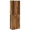 vidaXL Credenza Legno Antico 60x32x190 cm in Truciolato, credenza, Mobile Contenitore, Madia, Mobile, Mobile Laterale, Mobile Alto, credenza Buffet