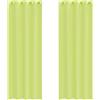 vidaXL Tende in Voile con Occhielli 2 pz Verde Mela 140x300 cm, Tenda a Rete, Tenda Trasparente, Voile per Finestra, Trattamento Finestra
