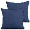 Cieffepi Home Collections Federa Copricuscino MULTICOLOR (Set 2 Federe 60x60 cm, Blu)