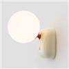 PZEOB Prononi murali in Resina Apparecchi per Lampada da Parete Small Wall Sconce Light Lampada a Parete a 3 Colori lampade da Bagno Lampade per vanità