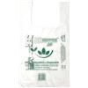 Imbalshopper NAZUSA Shopper Biodegradabili Compostabili cm 27+16x50 - Scatola da 500 sacchetti, a Norma EN13432