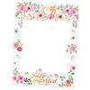 Holibanna Cornice Fotografia Grande in Carta Con Stampa Floreale Cornice Per Foto Matrimonio E Selfie Accessori Per Festa E Decorazioni Photobooth Nozze