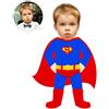 ASSIALL Cuscino Viso Personalizzato Mini Me Cuscini Personalizzati a Forma di Persona Bambola Fumetto con Stampa Fronte-Retro 3D Divano Auto Poli Cotone Lancia Cuscino Ornamento Casa