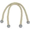 HEFEI XUJIE DIANPU 2 Pezzi Sostituzione Manici per Borsa da Spiaggia, Classic O Bag Manici Lunghi Ricambio Maniglia Corda, Manici per borse uncinetto, Manici Borsa O Bag Accessori per Fai da Te Donna, 65 cm