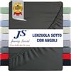 Jenny Sesal Lenzuolo con Angoli Singolo Cotone Grigio | Durevole