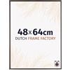 Dutch Frame Factory - Cornice 48x64 cm - Antracite - Cornice per foto in Plastica con vetro plastico Antiriflesso - Cornice portafoto 48x64 cm - Easy