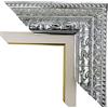 ITALIA CORNICI Maestri Artigiani - Cornice Impero da Parete Per Quadri Tele Passepartout (40 x 50 cm + passepartout, ARGENTO)