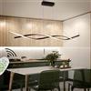 Lanekd Lampadari Lampada a Sospensione LED Cucina Tavolo da Pranzo Lampadario Soffitto Moderni Design Camera da letto Dimmerabile con Telecomando Sospeso Luce per Salotto Mobile Ufficio Bagno Sala Lampade