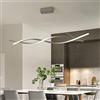 Lanekd Lampadari Lampada a Sospensione LED Cucina Tavolo da Pranzo Lampadario Soffitto Moderni Design Camera da letto Dimmerabile con Telecomando Sospeso Luce per Salotto Mobile Ufficio Bagno Sala Lampade