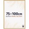 Dutch Frame Factory - Cornice 75x100 cm - Faggio Chiaro - Cornice per foto in Plastica con vetro plastico Antiriflesso - Cornice portafoto 75x100 cm - Angers