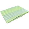 HOME ZEN HOUSEHOLD LINEN tenda da interni anti zanzare 150x250 cm art stripe con disegno degrade proteggi casa tua dagli insetti (GRIGIO E VERDE)