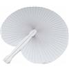 emporio rosa dei venti 50 pezzi Ventaglio matrimonio segnaposto bomboniera wedding colore BIANCO