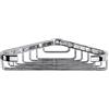 INDA - Cestino portaoggetti Doccia L.16 H.4 cm angolare in Ottone Cromato
