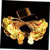 Gogogmee Luci Di Natale Led Batteria Catena Di Luci Forme Di Babbo Natale e Alberi Luce Calda Per Esterni e Interni Decorazioni Luminose Festive