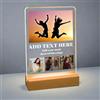 WERWAES Lampada Personalizzata con Foto - Regalo San Valentino per Lui Lei - Foto Personalizzata Idea Regalo - Sette Colori di LED Luci - Confezione Scatola Regalo - Regalo Anniversario Per Lui o Lei