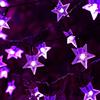 EONYUANGUO Luci solari a stella, 12m 1000 LED Star Fairy Lights Luce solare per esterni a stella Impermeabile con 8 modalità di luce decorativa per la festa in giardino di Natale (Viola)
