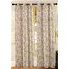 HOME ZEN HOUSEHOLD LINEN tenda art miste fantasie floreali primaverili autunnali con fiori e foglie drappeggi con 8 anelli in ferro molto scorrevoli in tessuto leggero non coprente semitrasparente dis canna