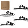 Royana 4PCS 200W UFO LED Industriale Faretto, 20000LM 6000K Bianco Freddo Potente Alta Luce Della Baia, IP65 Impermeabile UFO Lampada da Officina, LED Industriale Interni per Fabbrica Magazzino