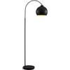 Lindby Lampada da terra 'Minali' (Moderno) colore Nero, in Metallo ad es. Soggiorno & Sala da pranzo (1 luce, E27) lampada da terra