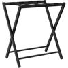 vidaXL Portabagagli Nero 68,5x38x58 cm in bambù